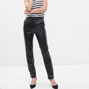 GAP Vegan Leather Downtown Trousers